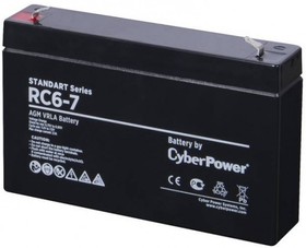 Фото 1/4 CyberPower Аккумуляторная батарея RC 6-7 6V/7Ah