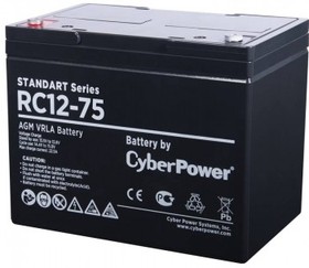 Фото 1/3 CyberPower Аккумуляторная батарея RC 12-75 12V/75Ah