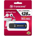 TS128GJF810, Флеш накопитель 128GB Transcend JetFlash 810, USB 3.1, Резиновый ...