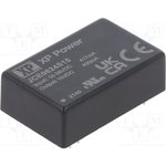 JCE0624S15, Isolated DC/DC Converters - Through Hole DC-DC, 6W, 2:1, DIP24, 1 OUTPUT