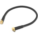 Coaxial cable, MMCX plug (angled) to MMCX plug (angled), 50 Ω, RG-174/U ...