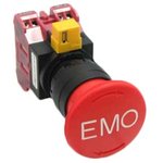 HW1B-V4F02-R-EMO-2, HW Series Twist Release Emergency Stop Push Button ...