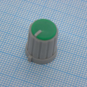 Ручка RR4853 серо-зелен. лыска d=6mm, Ручка управления, на вал 6 мм с лыской, серо-зелёная, год 2022