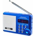 Мини аудио Sound Ranger УКВ FM MP3 1000mAh синий 30002173