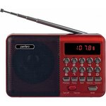 Радиоприемник цифровой PALM FM MP3 красный 30012773