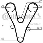 CT1085, 5555XS Ремень ГРМ Hyundai Sonata III/Santa FE 2.5/2.7 V698-