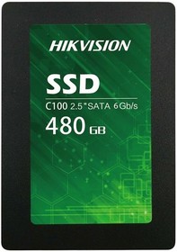 Фото 1/3 Накопитель SSD Hikvision SATA-III 480GB HS-SSD-C100/480G HS-SSD-C100/480G Hiksemi 2.5"