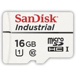 SDSDQAF4-016G-I, Memory Cards 16GB 2.7-3.6V 3D microSD Industrial, -25C to 85C