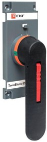 Фото 1/10 Рукоятка управления для прямой установки на рубильники реверсивные (I-0-II) TwinBlock 630-800А PROxima EKF tb-630-800-fh-rev