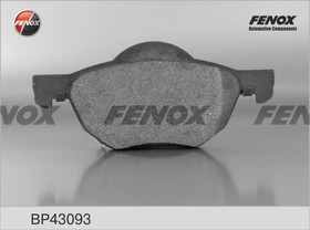 Фото 1/3 Колодки тормозные передние FENOX BP43093