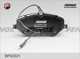 Фото 1/3 Колодки тормозные передние FENOX BP43321