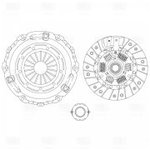 FR 2703, Сцепление в сборе для а/м Chery Tiggo T11 (06-)/FL (13-) 1.6i/1.8i/2.0i ...
