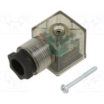 121064-0674, 121064 2P DIN 43650 A DIN 43650 Solenoid Connector, 24 V Voltage