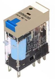 Фото 1/2 G2R2SNI24DCSNEW, Industrial Relay G2RS 2CO DC 24V 5A Plug-In Terminal