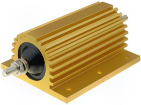 Фото 1/5 HS200 3R3 J, Резистор проволочный с радиатором, с винтовым креплением, 3,3 Ом, 200Вт, ±5%