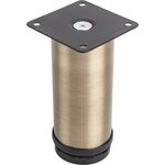 Ножка D50х120 круглая, регул, бронза - накл. 151289, Ножка