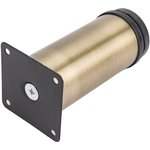 Ножка D50х120 круглая, регул, бронза - накл. 151289, Ножка