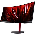 UM.CX2EE.P13, МОНИТОР 34" Acer Nitro XZ342CUPbmiiphx Black-Red (VA, изогнутый, 3440x1440, 144Hz, 1 ms, 178°/178°, 400 cd/m, 4000:1)