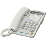 Телефон проводной Panasonic KX-TS2368RUW белый