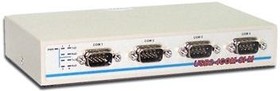 USB2-4COM-Si-M, 4-портовый преобразователь USB в RS-232 с гальванической изоляцией, крепление на DIN-рейку