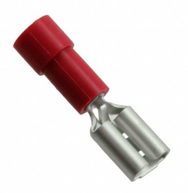 0190170007, Quick Disconnect Terminal 18-22AWG Brass Red F 22mm Tin InsulKrimp™ Bag