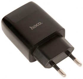 (6931474732507) зарядное устройство HOCO C72Q Glorious QC3.0 1xUSB-A, черный