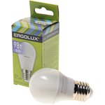 LED-G45-9W-E27-6K, Лампа светодиодная Е27 G45 9W (80W) 220V холодный ERGOLUX