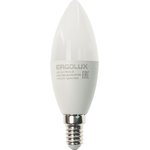 LED-C35-11W-E14-4K, Лампа светодиодная E14 C35 11W (95W) 220V теплый ERGOLUX