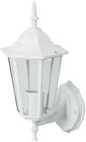 VT-749 7067, Lantern Wall Light, White, E27, IP44