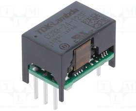 Фото 1/2 CCG3-24-12SF, Isolated DC/DC Converters - Through Hole Input 12/24VDC, Output 12V 0.25A, 3W TH