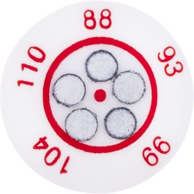 Фото 1/5 Non-Reversible Temperature Sensitive Label, 88°C to 110°C, 5 Levels