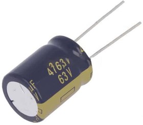 EEU-FC1J471B, Aluminum Electrolytic Capacitors - Radial Leaded 470uF 63volts AEC-Q200, Panasonic | купить в розницу и оптом