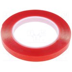5310-12MM-5M, Лента: монтажная, W: 12мм, L: 5м, Thk: 1мм, двусторонняя, акриловый