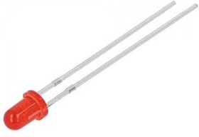 FYL-3014HD1A, Светодиод Змм, красный, матовый, 50mcd, 60°