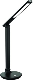 Фото 1/6 12-37 Светодиодная настольная лампа с USB адаптером, 6Вт, цвет корпуса черный, 3 уровня яркости: ХБ