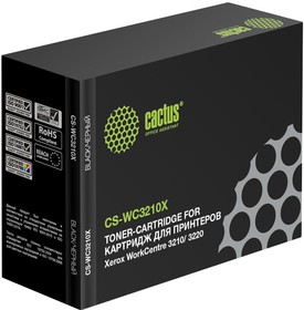Фото 1/10 Картридж лазерный Cactus CS-WC3210X 106R01487 черный (4100стр.) для Xerox WorkCentre 3210/ 3220