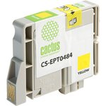 Картридж струйный Cactus CS-EPT0484 желтый для Epson Stylus Photo R200/R220 (14,4ml)