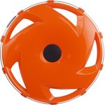 МК-ПЛ-В04, Колпак колеса R-22.5 заднего пластик (оранжевый) (вентилятор) ТТ