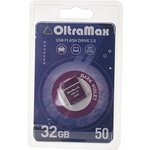 OM-32GB-50-Dark Violet, Карта памяти USB 32GB OLTRAMAX