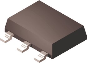 Фото 1/3 BCP54, BCP54 NPN Transistor, 1.5 A, 45 V, 3 + Tab-Pin SOT-223