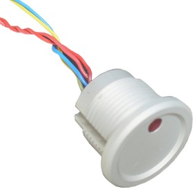CPS22IR-ALNA-24RG, Illuminated Piezo Switch, Momentary, SPST, IP68, Wire Lead, 200 mA@ 24 V, -40 → +125°C