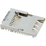 1041681620, Conn Micro SD/Micro SIM Combo Connector M 8/8 POS 1.1mm/2.54mm ...
