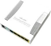 Фото 1/10 MikroTik RB260GSP (CSS106-1G-4P-1S) Коммутатор RouterBOARD 260GSP 1xSFP, 5x10/100/1000 Gigabit Ethernet, PoE with indoor case and power supp