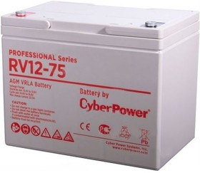 Фото 1/4 CyberPower Аккумуляторная батарея RV 12-75 / 12 В 75 Ач