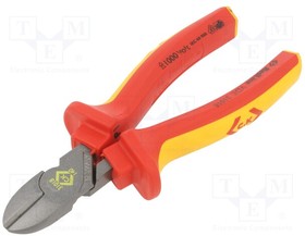 431018, Pliers; side,cutting,insulated; 140mm