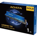 SSD M.2 A-DATA 1.0TB LEGEND 700 GOLD  SLEG-700G-1TCS-SH7  (PCI-E 3.0 x4 ...