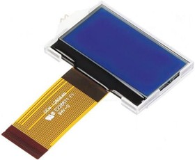 DEM 128064NSBH-PW-N, Дисплей: LCD, графический, 128x64, STN Negative, 52,5x32,7x5,3мм