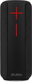 Фото 1/10 SVEN PS-215 2.0 чёрные Мобильные колонки (2x6W, IPx6, USB, Bluetooth, microSD, FM-радио, 2400 мA )