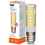LLE-CORN-7-230-30-E14, Лампа LED CORN капсула 7Вт 230В 3000К керамика E14 IEK