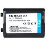 Аккумуляторная батарея для фотоаппарата Nikon D3 (EN-EL4) 11.1V 2200mAh